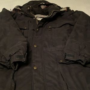 Fairly used Men's Windbreaker Winter Black Jacket